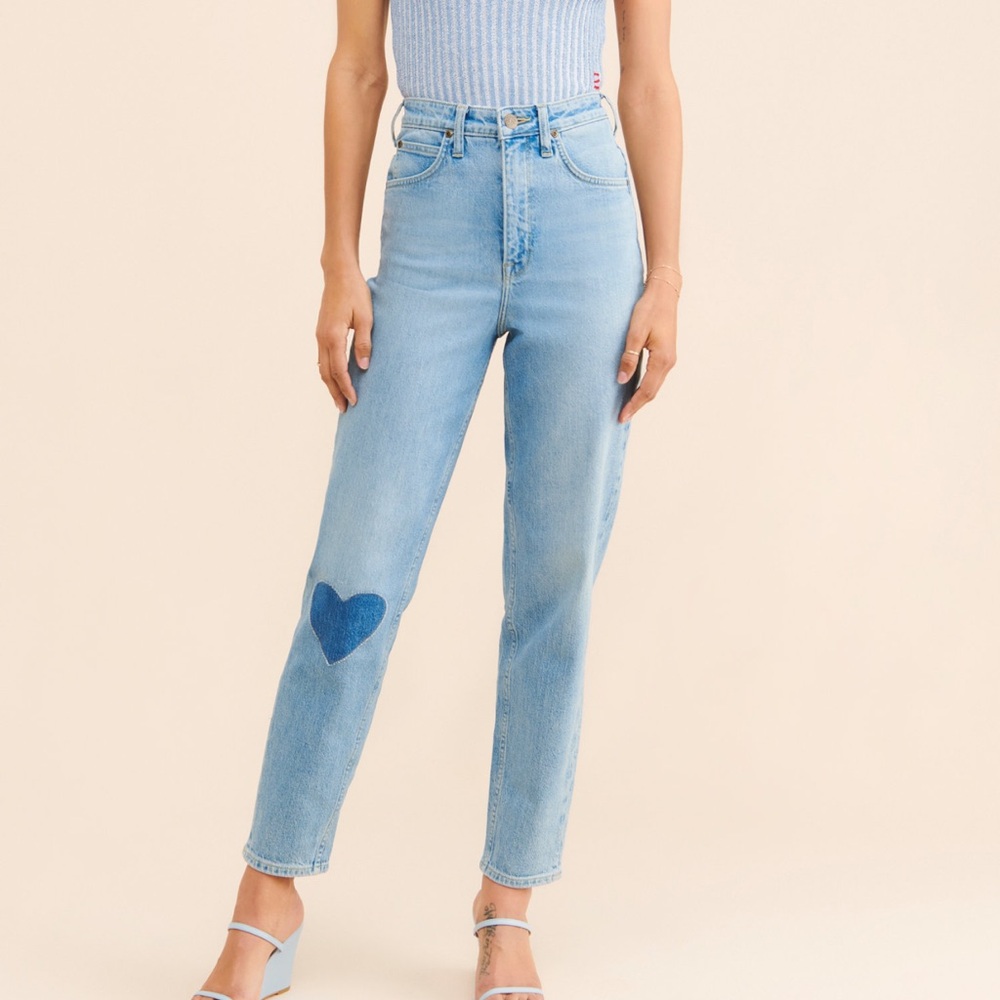 Lee Stella Heart Patch Jeans - 28